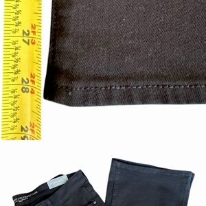 Chico’s So Slimming Girlfriend Flare Jeans Black Denim Chico’s 2.5P Size…